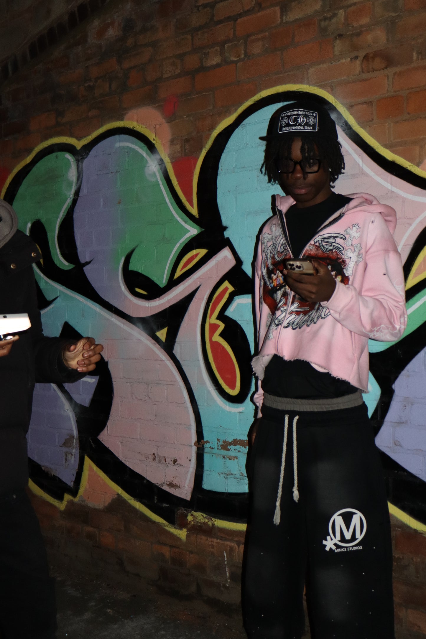 MINKS GRILLZ ZIP UP PINK