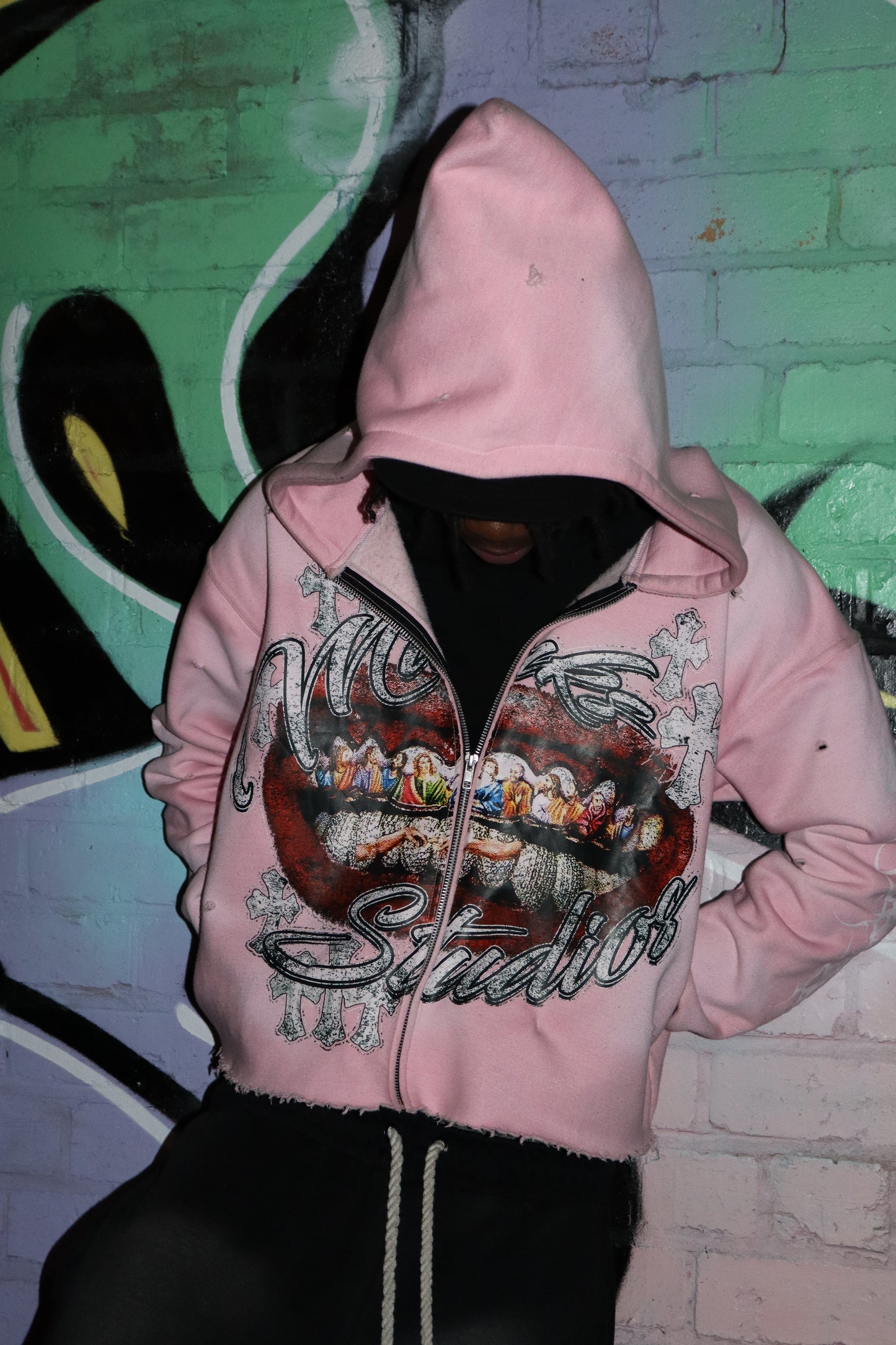 MINKS GRILLZ ZIP UP PINK